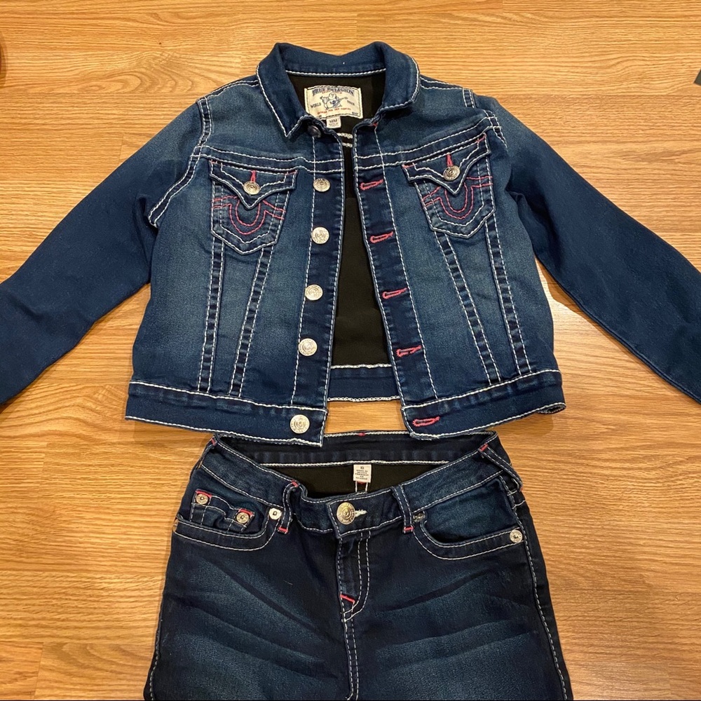 KIDS TRUE RELIGION DENIM SET